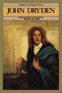 Cover of: John Dryden by Harold Bloom