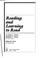 Cover of: Reading and learning to read