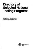 Cover of: Directory of selected national testing programs