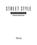 Cover of: Street style: British design in the 80s