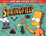 Cover of: Matt Groening's The Simpsons guide to Springfield.