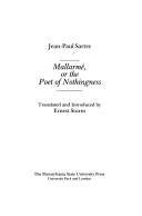 Mallarmé, or, The poet of nothingness by Jean-Paul Sartre