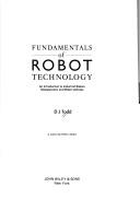 Cover of: Fundamentals of robot technology by D. J. Todd, D. J. Todd