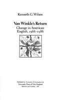 Van Winkle's return by Kenneth G. Wilson