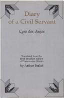 Cover of: Diary of a civil servant