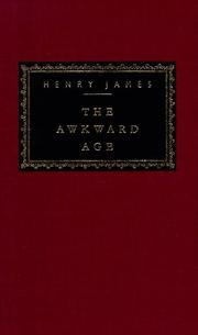 Cover of: The awkward age by Henry James