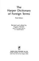 Cover of: The Harper dictionary of foreign terms by C. O. Sylvester Mawson