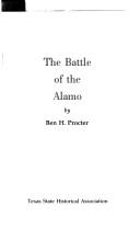 Cover of: The Battle of the Alamo