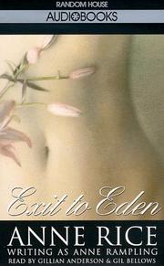 Cover of: Exit to Eden / Cassettes (narrated by Gillian Anderson & Gil Bellows) | 