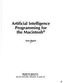 Cover of: Artificial intelligence programming for the Macintosh
