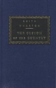 Cover of: The custom of the country by Edith Wharton