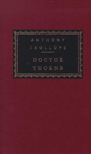Cover of: Doctor Thorne by Anthony Trollope