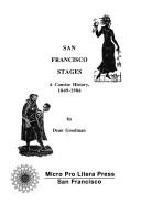 Cover of: San Francisco stages by Dean Goodman