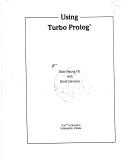 Using Turbo prolog by Khin Maung Yin