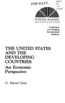 Cover of: The United States and the developing countries: an economic perspective