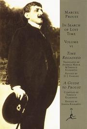 Cover of: Time regained by Marcel Proust