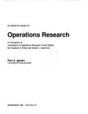 Cover of: Student's guide to operations research