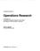 Cover of: Student's guide to operations research