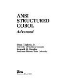 ANSI structured COBOL by Steve Teglovic, Kenneth D. Douglas