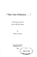 This vast pollution-- by Thomas F. Bastow
