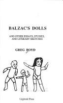 Cover of: Balzac's dolls and other essays, studies, and literary sketches