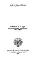 Cover of: Betances en el ciclo revolucionario antillano, 1867-1875