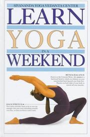 Cover of: Learn yoga in a weekend