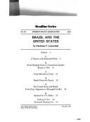 Cover of: Brazil and the United States