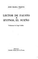 Cover of: Lector de Fausto ; Hypnos, el sueño