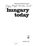 Cover of: Hungary today.