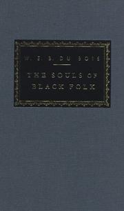 Cover of: The souls of Black folk by W. E. B. Du Bois