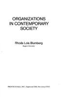 Cover of: Organizations in contemporary society