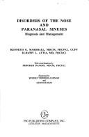 Cover of: Disorders of the nose and paranasal sinuses: diagnosis and management