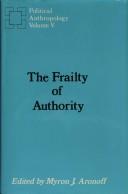 Cover of: The Frailty of authority