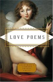 Cover of: Love poems.