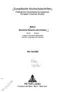 Cover of: Studien zur Nibelungenklage: Forschungsbericht, Bauform der Klage, Personendarstellung