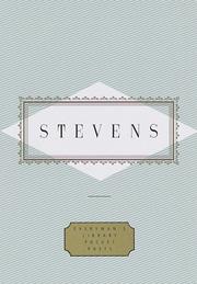 Cover of: Stevens: Poems (Everyman's Library Pocket Poets)