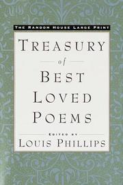 Cover of: The Random House Large Print treasury of best-loved poems