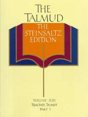 Cover of: The Talmud vol. 13: The Steinsaltz Edition by Adin Rabbi Steinsaltz