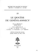 Cover of: Le Diocèse de Genève-Annecy by sous la direction de Henri Baud ; avec la collaboration de L. Binz ... [et al.] ; postface de Jean Sauvage.
