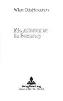 Cover of: Manufactories in Germany