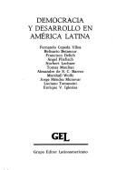 Cover of: Democracia y desarrollo en América Latina by Fernando Cepeda Ulloa ... [et al.].