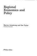 Regional economics and policy by Harvey Armstrong