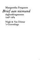 Brief aan niemand by Margaretha Ferguson