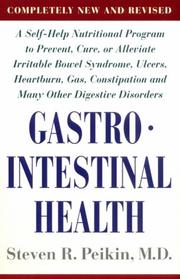Cover of: Gastrointestinal Health, rev ed by Steven R. Peikin