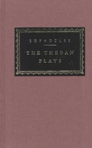 Cover of: The Theban plays | Sophocles