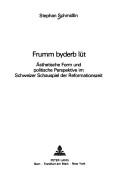 Cover of: Frumm byderb lüt by Stephan Schmidlin