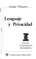 Cover of: Lenguaje y privacidad