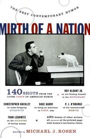 Cover of: Mirth of a nation: the best contemporary humor