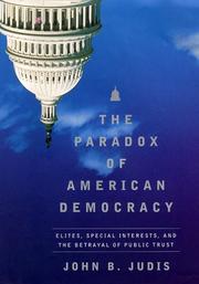 Cover of: The Paradox of American Democracy